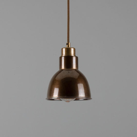 Baku Vintage Brass Pendant Light 15cm