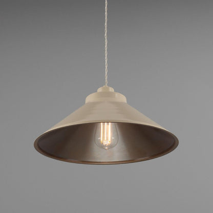 Rio Coloured Brass Pendant Light 38cm