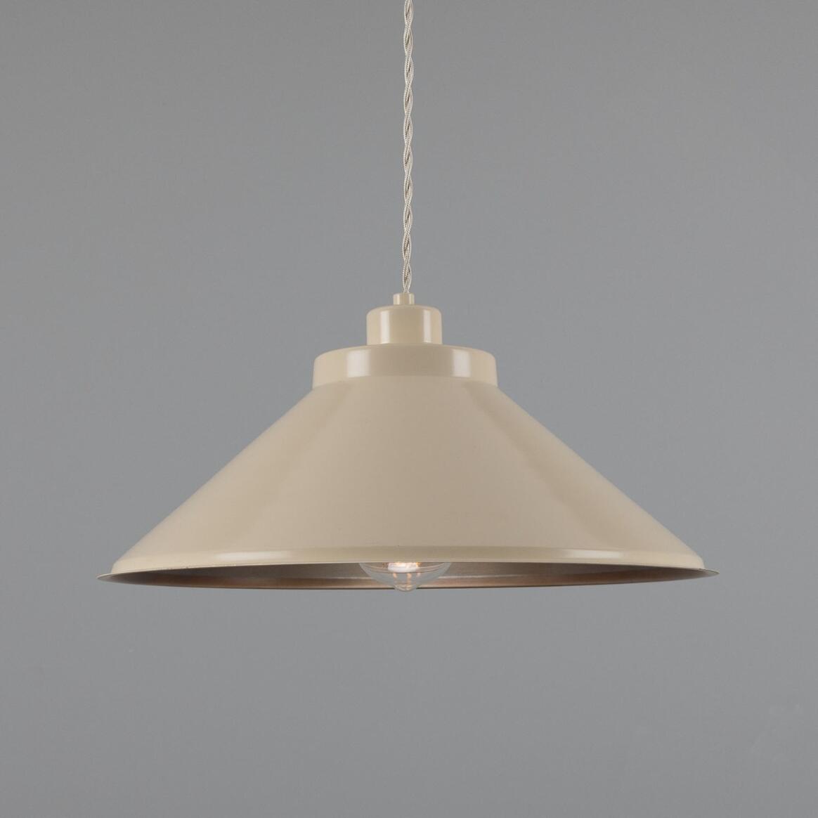 Rio Coloured Brass Pendant Light 38cm