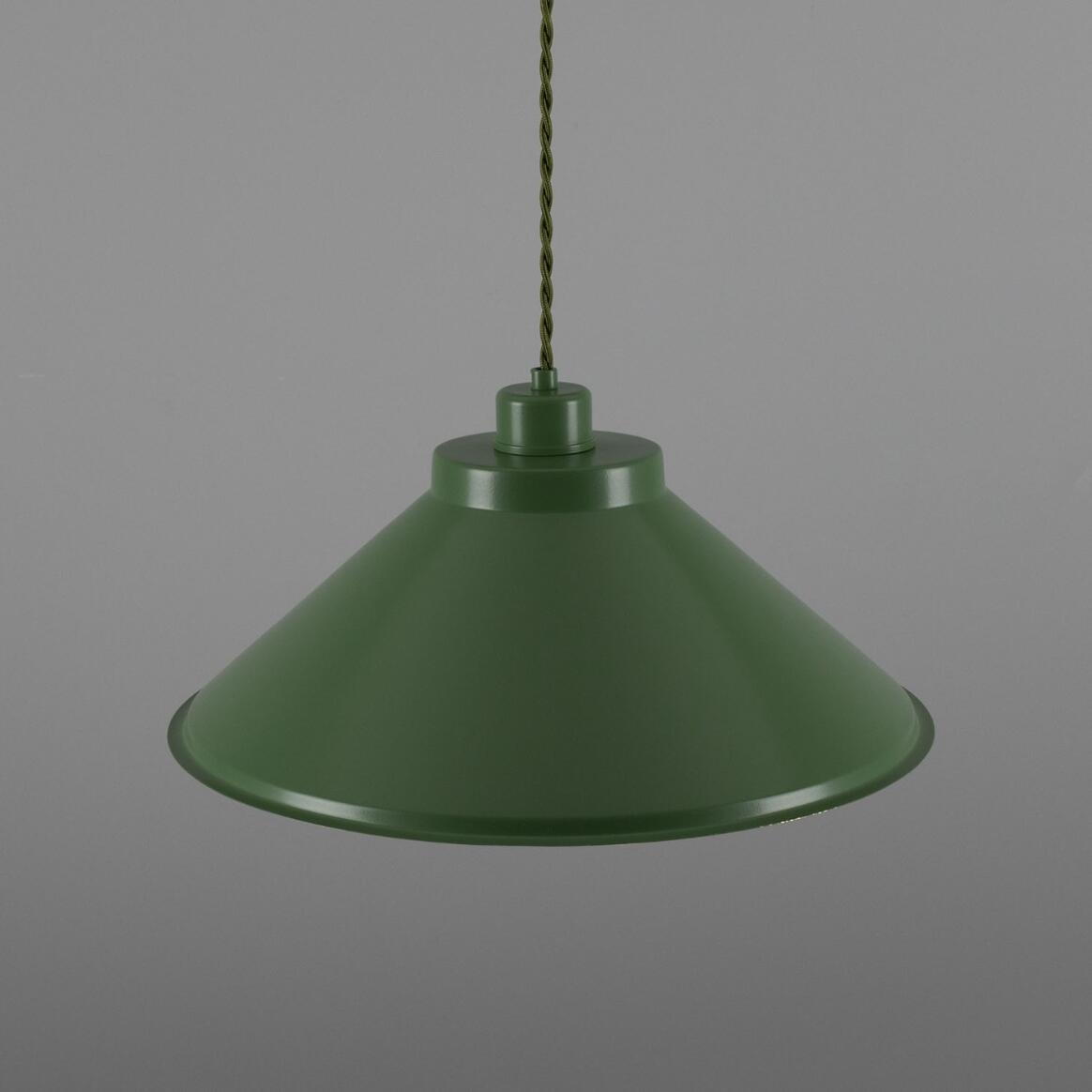 Rio Coloured Brass Pendant Light 38cm