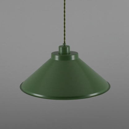 Rio Coloured Brass Pendant Light 38cm