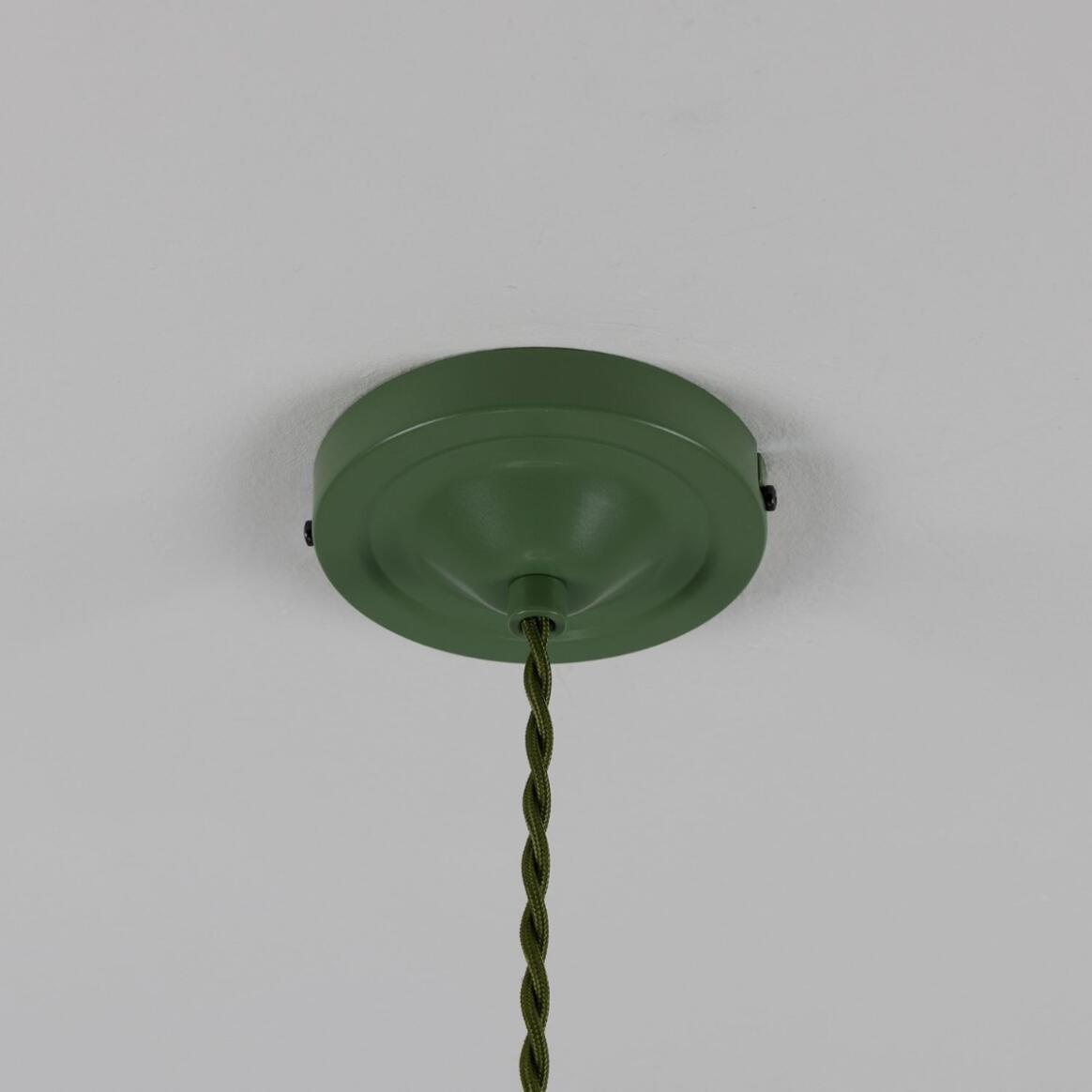 Rio Coloured Brass Pendant Light 38cm