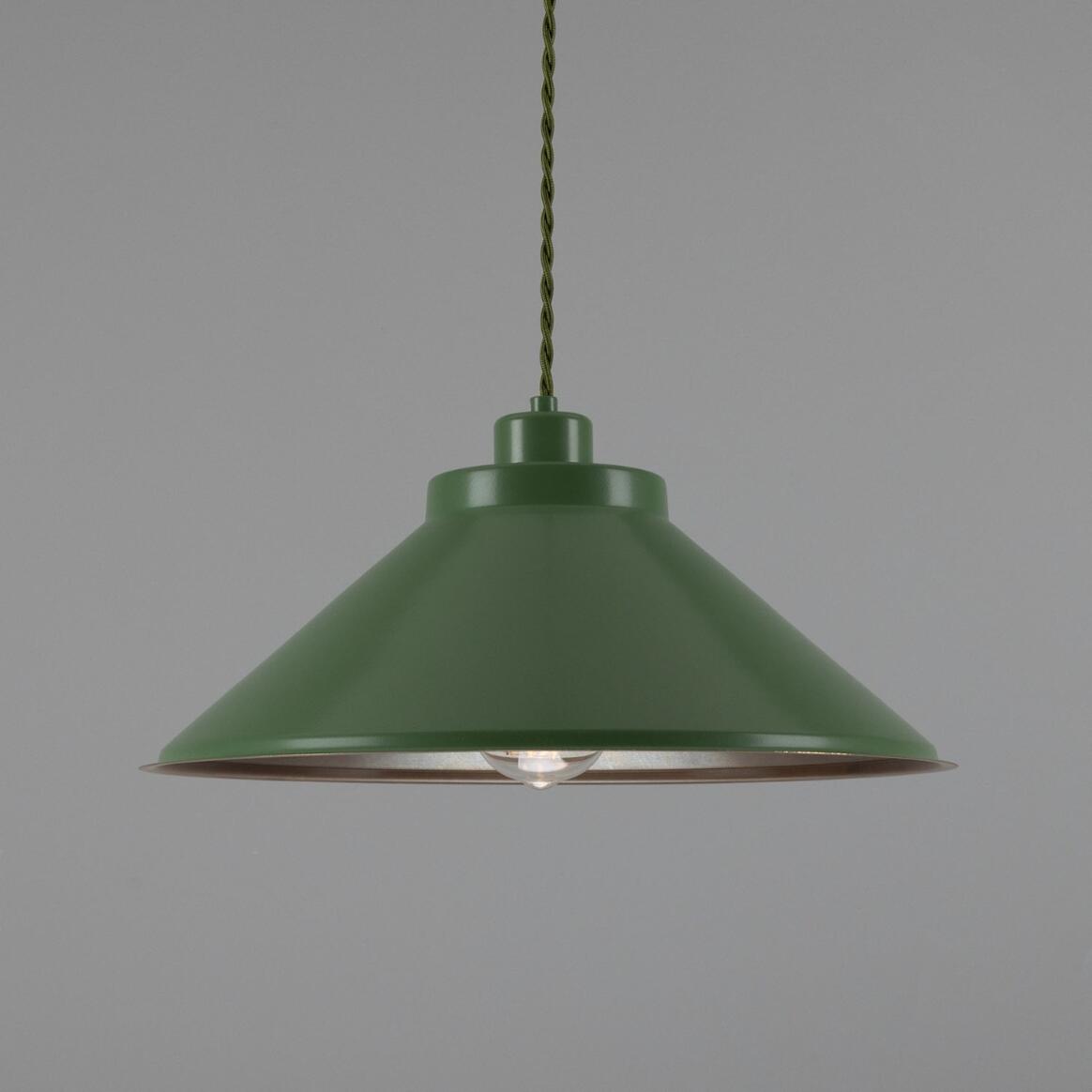 Rio Coloured Brass Pendant Light 38cm