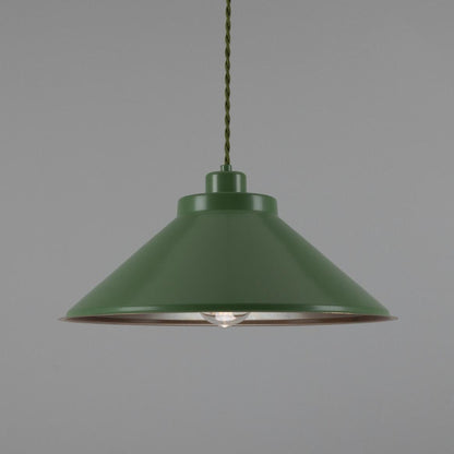 Rio Coloured Brass Pendant Light 38cm