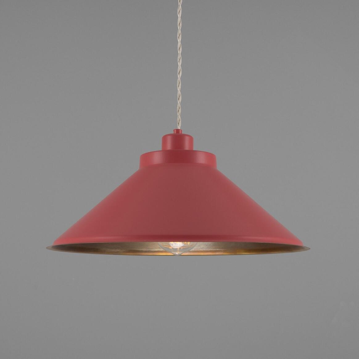 Rio Coloured Brass Pendant Light 38cm