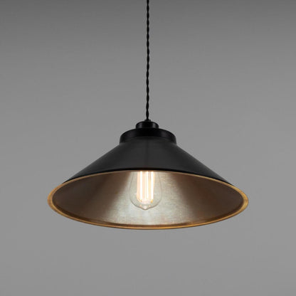 Rio Coloured Brass Pendant Light 38cm