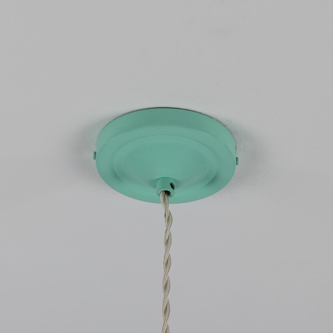 Rio Coloured Brass Pendant Light 38cm