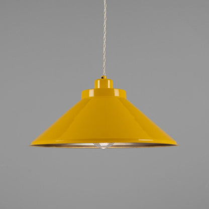 Rio Coloured Brass Pendant Light 38cm