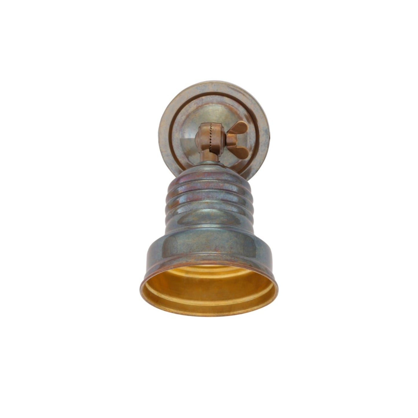 Sucre Industrial Adjustable Brass Spot Light, product shot