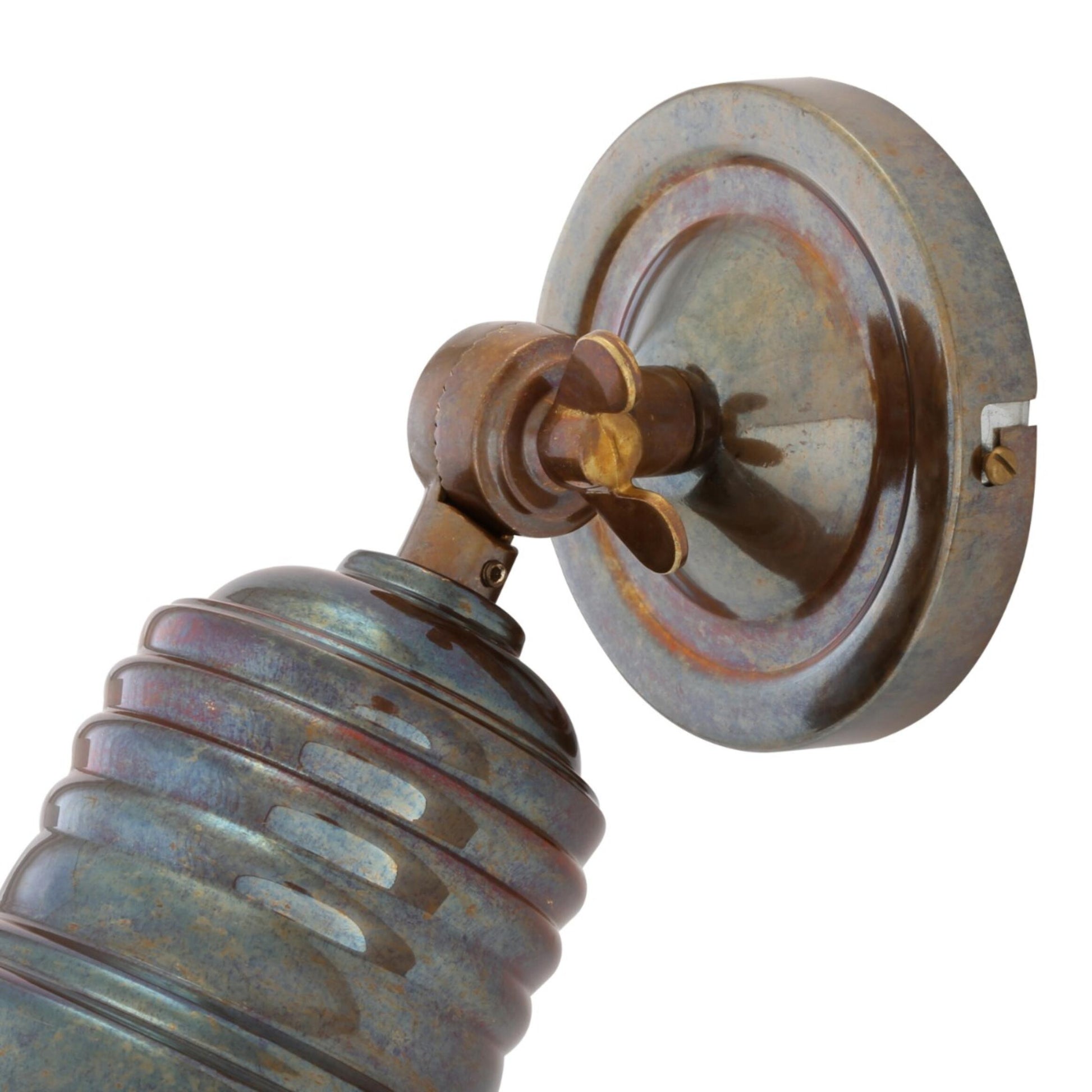 Sucre Industrial Adjustable Brass Spot Light, product shot