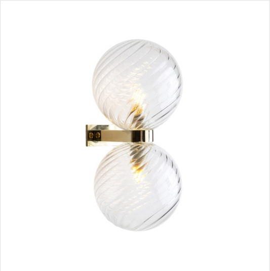 Pimlico Duo Deco Wall Light, produict shot