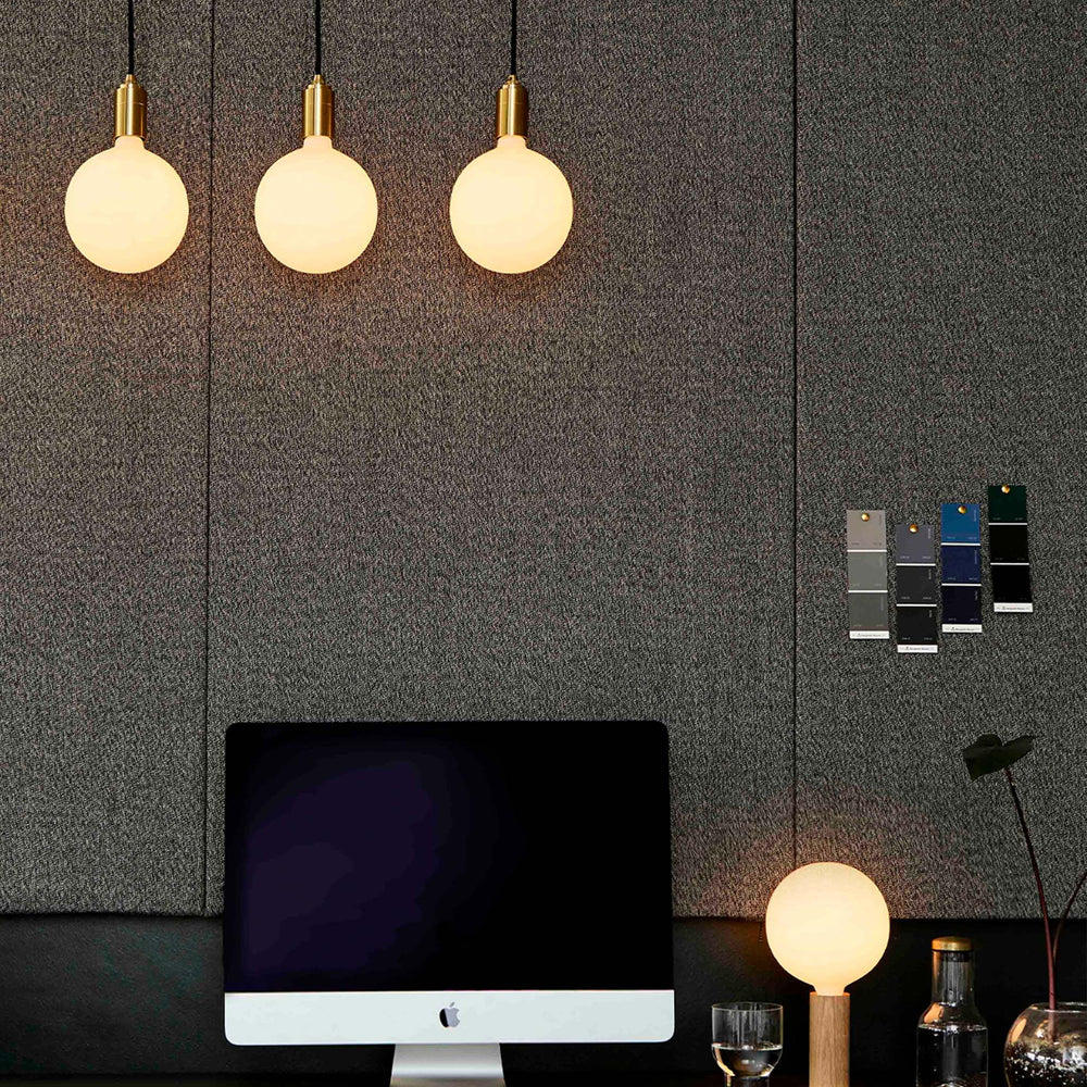 Linear Triple Pendant Light with Sphere IV, lifestyle