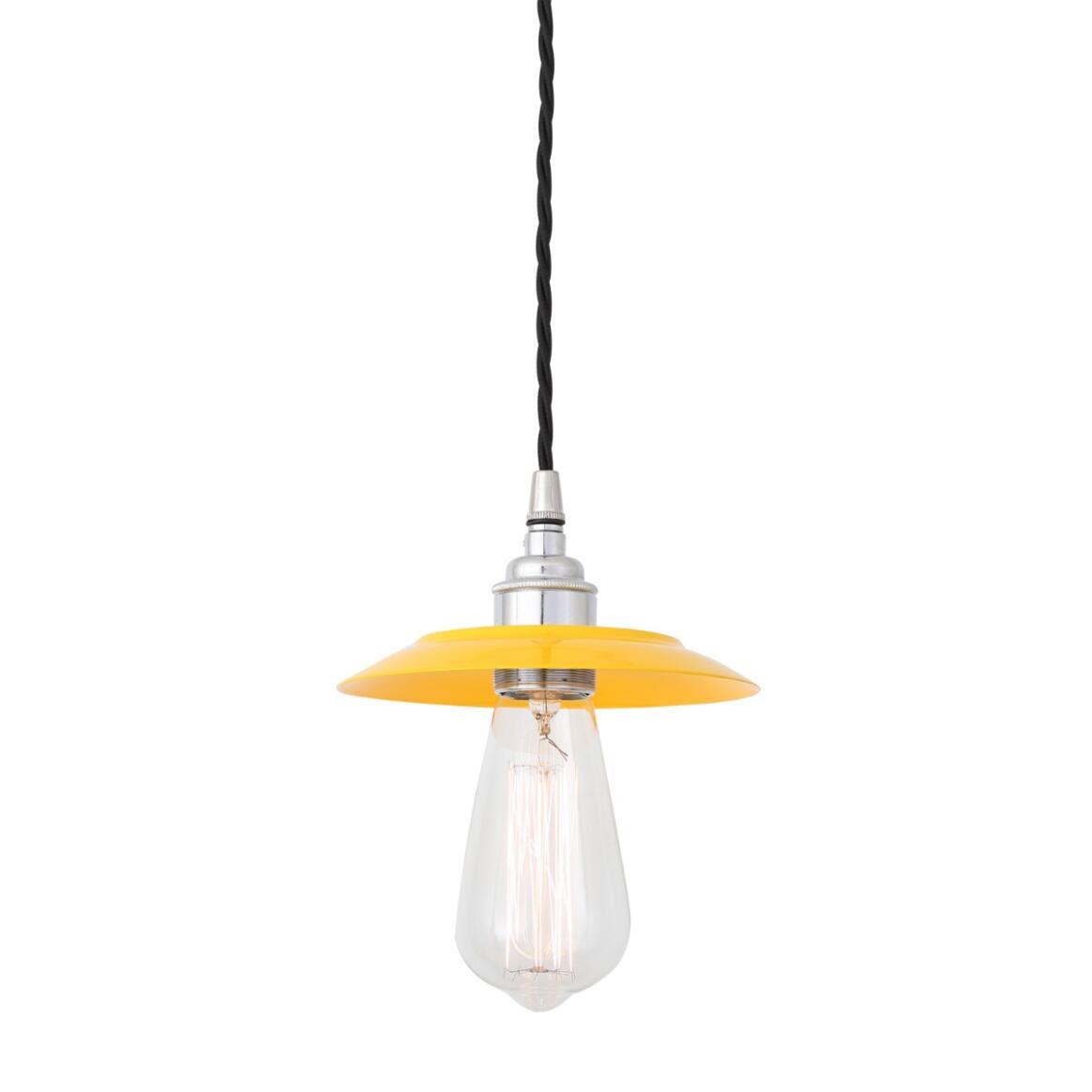 Reznor Industrial Brass Pendant Light